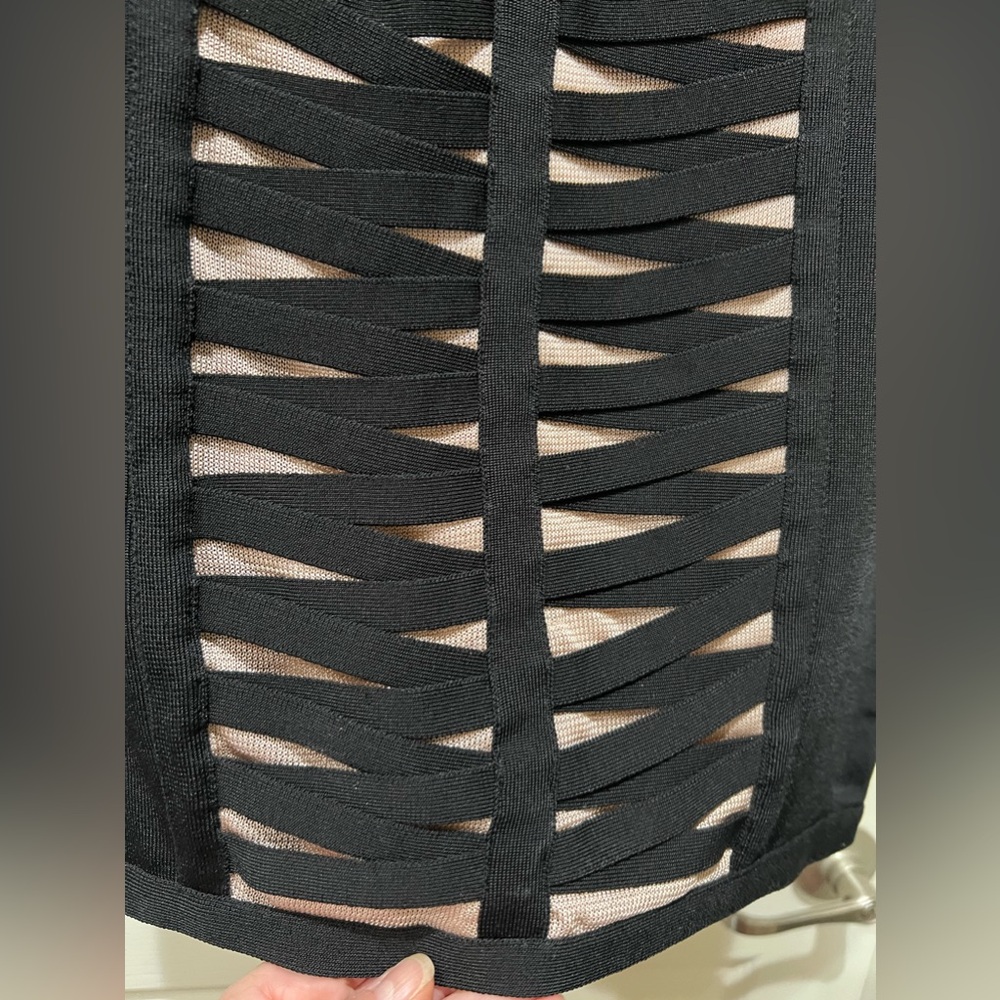 Vintage / Rare BeBe BodyCon Dress Sz S - Picture 8 of 10